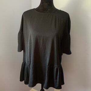 Ann Taylor ruffle sleeve top, size XL